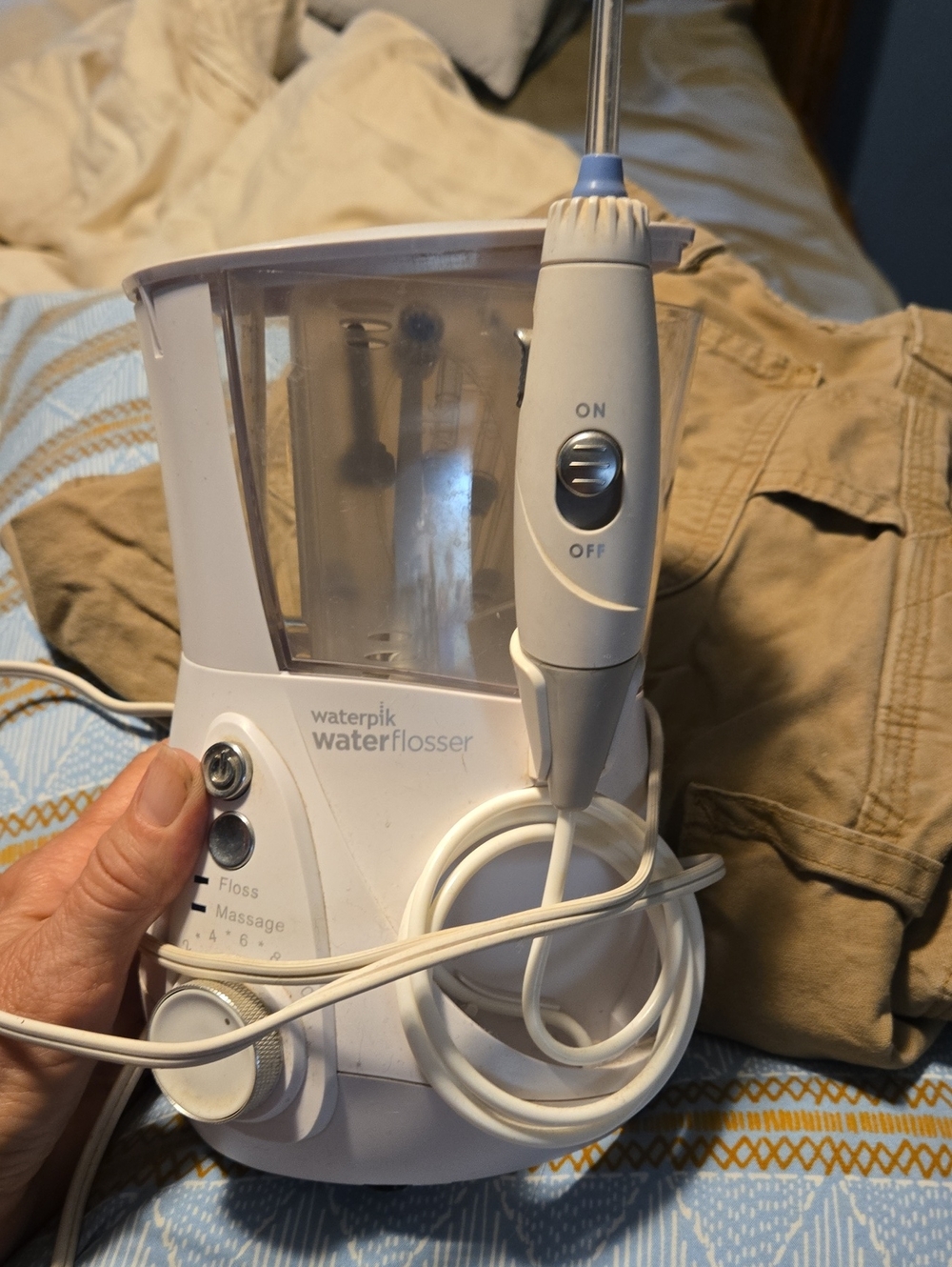 Waterpik Water Flosser Electric Oral Irrigator - White